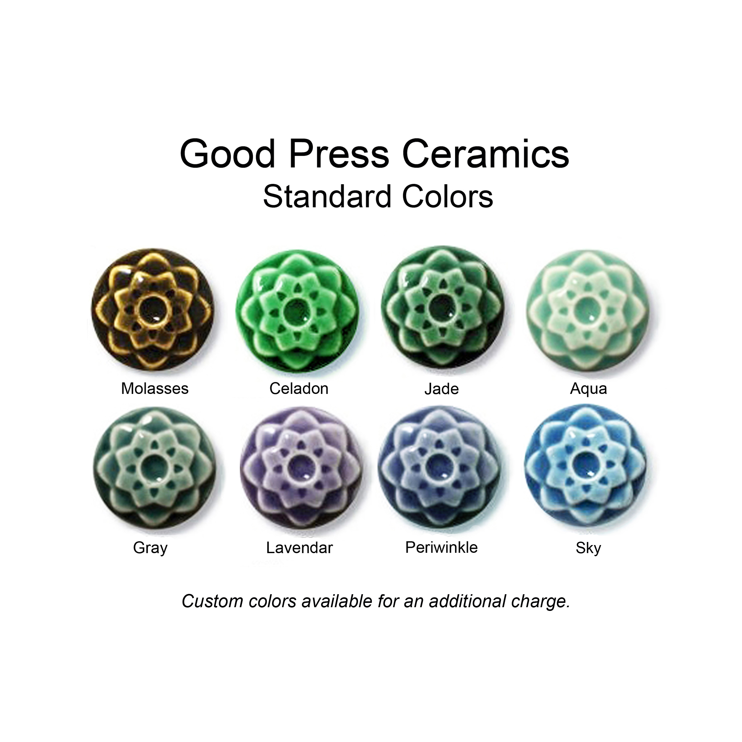 Standard Colors | Good Press Ceramics